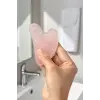 Pembe Kuvars Gua Sha Yüz Yogası, Masaj Taşı 530G