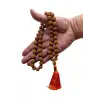 Rudrakşa 54 Taneli Yarım Mala Unisex Kolye Tesbih Hindistan Rudraksha 101YM