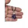 Tamamen Doğal Diş Ametist Kolye 109-3