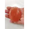 Turuncu Selenit Masaj Terapi Taşı - Oval