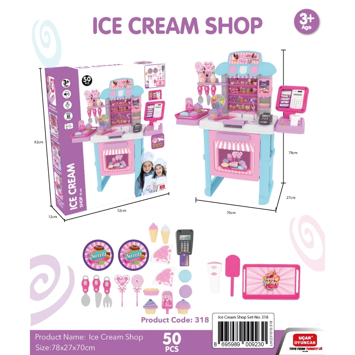 Ice Cream Shop 78cm