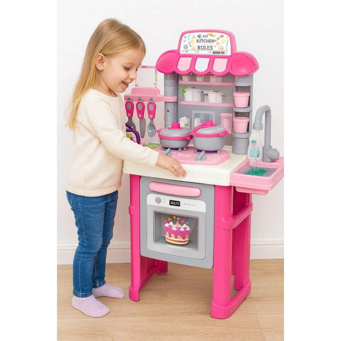 Kitchen Set with Automatic Water Sink (Battery Operated)