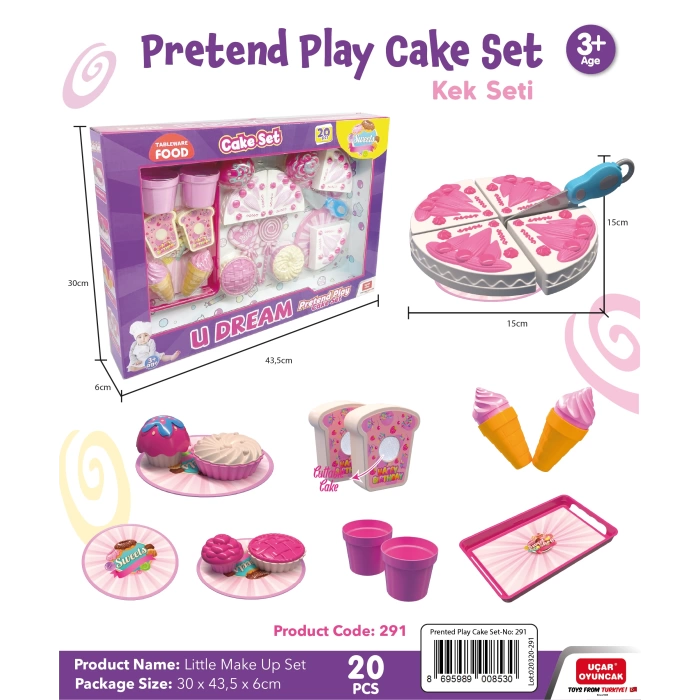 Pretend Play Cake Set
