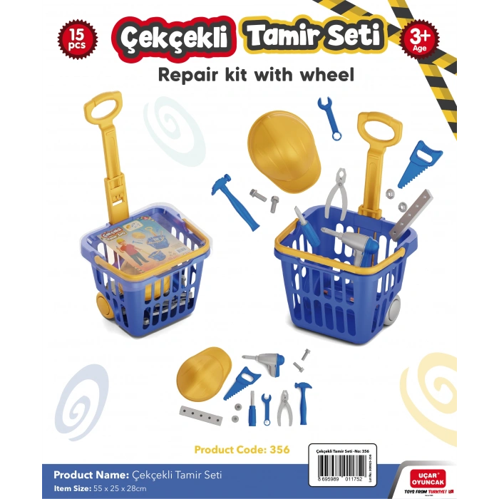 Repair kit with wheel