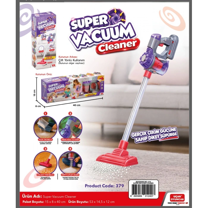 Super Vacuum Cleaner - Çekim Güçlü Süpürge