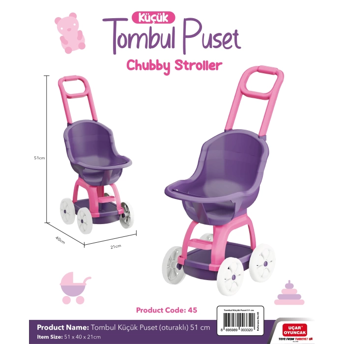 Tombul Küçük Puset (oturaklı) 51 cm