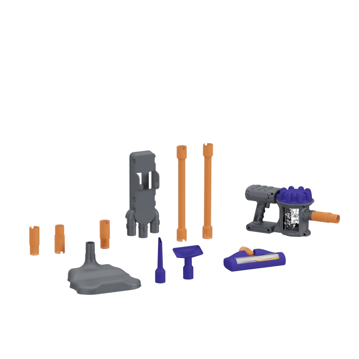 VACUUM CLEANER WITH STAND (BATTERY OPERATED,LIGHTS & SOUND & STAND)