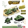 Disassemble and Assemble Military Helicopter and Tank - Sök-Tak Askeri Araçlar Tank&Helikopter set