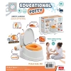 Educational Potty - Eğitici Lazımlık Sesli ve Gerçekçi Sifon Özellikli