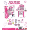 Kitchen Set with Automatic Water Sink (Battery Operated)