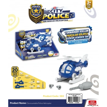 Demountable Police Helicopter - Sök-Tak Polis Helikopteri