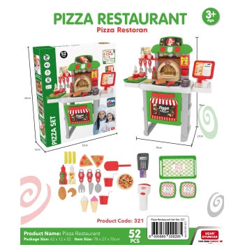 Pizza Restaurant Play set with Cashier (78cm)