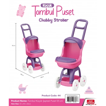 Tombul Küçük Şapkalı Puset 55 cm