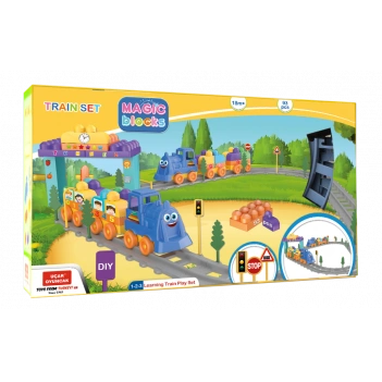 Magic Blocks Tren Seti (93 Parça)