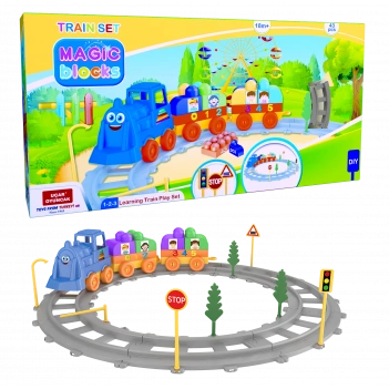 Magic Blocks Tren Seti (43 Parça)