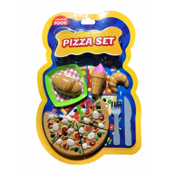 Tableware Food Küçük Pizza Seti (Kartela)