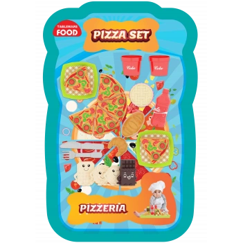 Tableware Food Büyük Pizza ve Tatlı Çeşitleri Seti