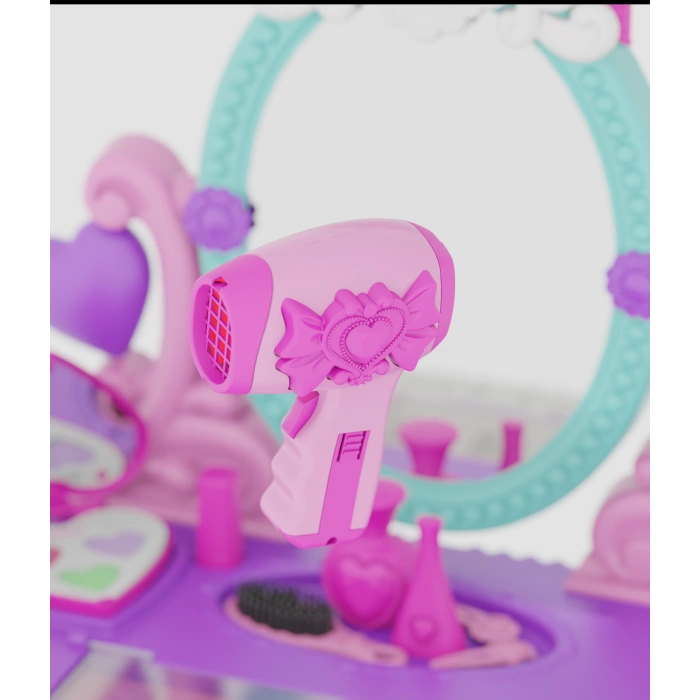 Vanity Set With Piano and Chair