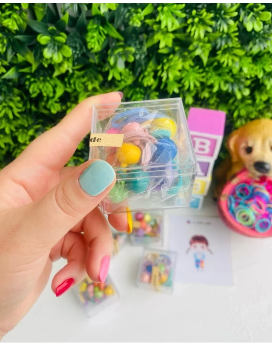 10lu Kendinden Desenli Lastik Toka