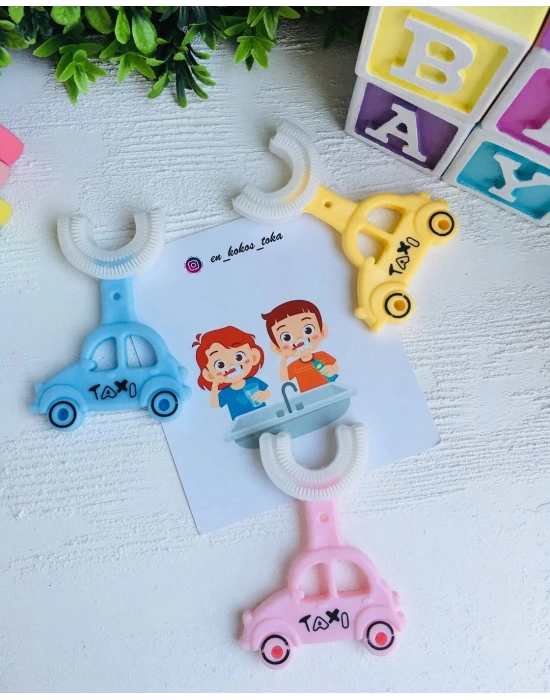 2-6 Yaş Arası Araba Desenli Diş Fırçası