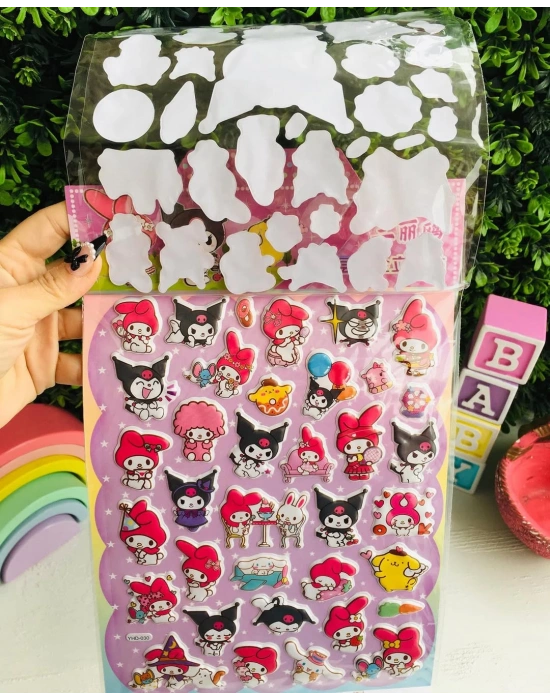 2 Sayfa Kuromi Stickers