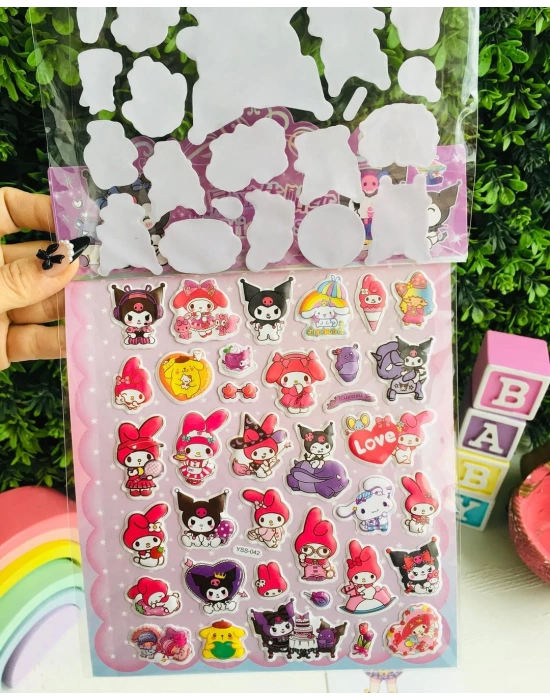 2 Sayfa Kuromi Stickers