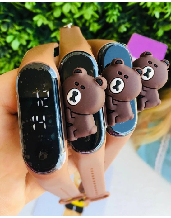 Ayıcıklı 3D Dijital Saat