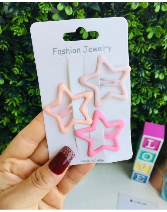 3’lü Orta Boy Yıldız Çıtçıt Toka