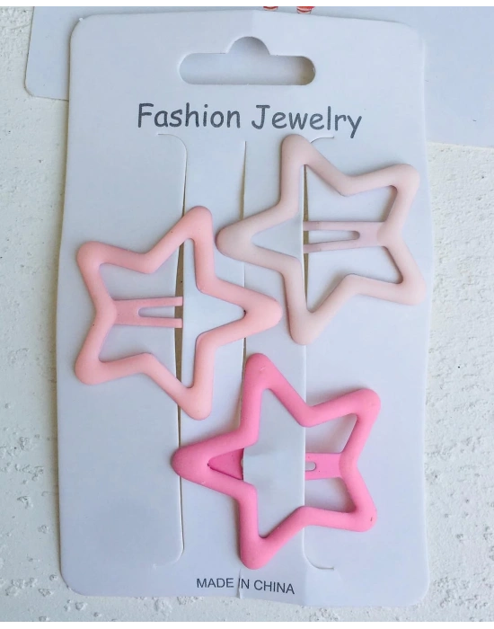 3’lü Orta Boy Yıldız Çıtçıt Toka