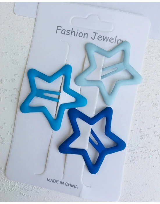 3’lü Orta Boy Yıldız Çıtçıt Toka