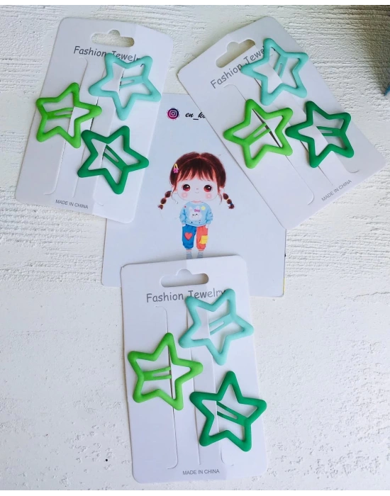 3’lü Orta Boy Yıldız Çıtçıt Toka