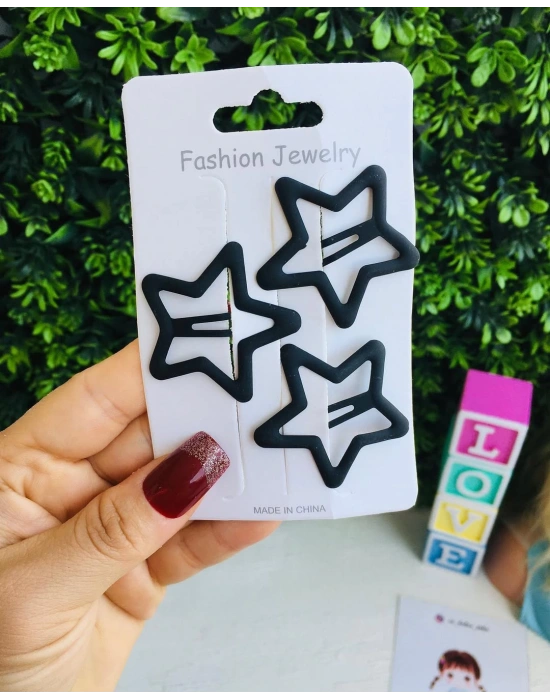 3’lü Orta Boy Yıldız Çıtçıt Toka