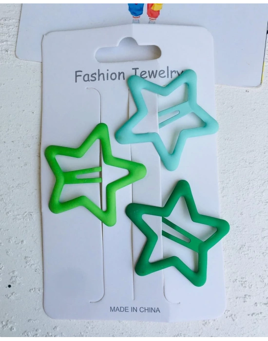 3’lü Orta Boy Yıldız Çıtçıt Toka