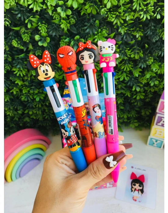 5 Renkli Tükenmez Kalem