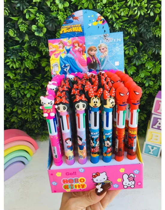 5 Renkli Tükenmez Kalem