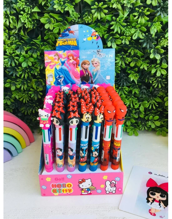 5 Renkli Tükenmez Kalem