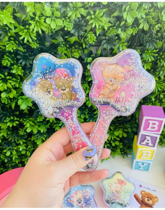 Ayıcıklı Simli Taraklar