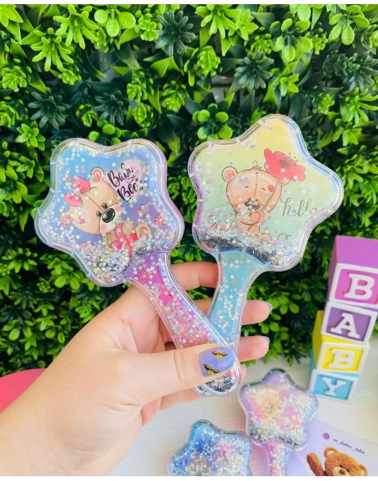 Ayıcıklı Simli Taraklar