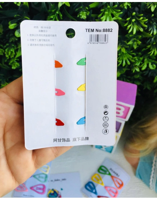 6’lı Kalp Çıtçıt Toka