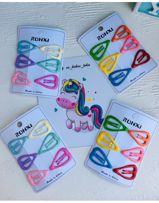 6’lı Kalp Çıtçıt Toka