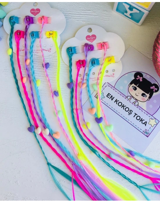 6’lı Kalpli Yapay Saç