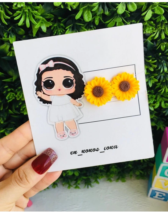 Ayçiçeği Lastik Toka