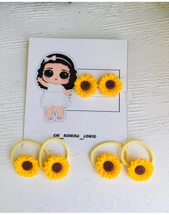 Ayçiçeği Lastik Toka