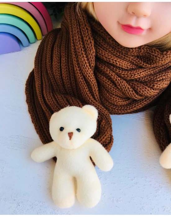 Ayıcıklı Atkı Bere Takımı