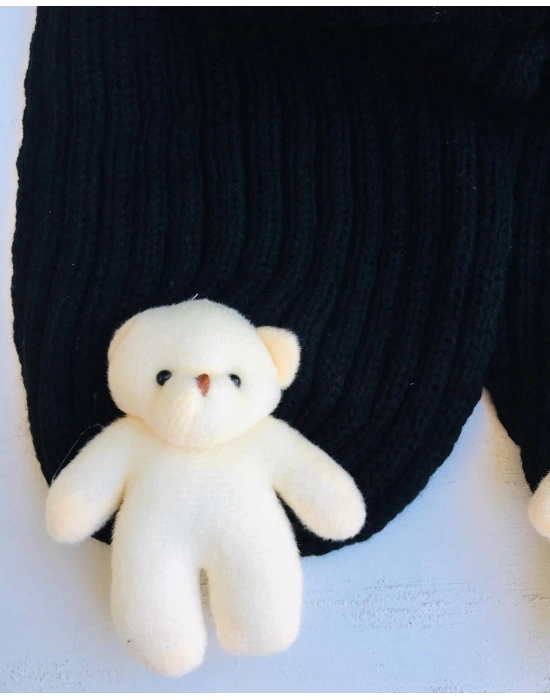 Ayıcıklı Atkı Bere Takımı