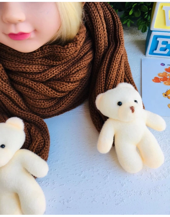 Ayıcıklı Atkı Bere Takımı