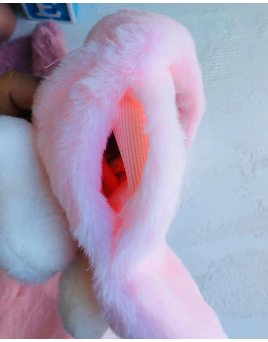 Ayıcıklı Peluş Atkı