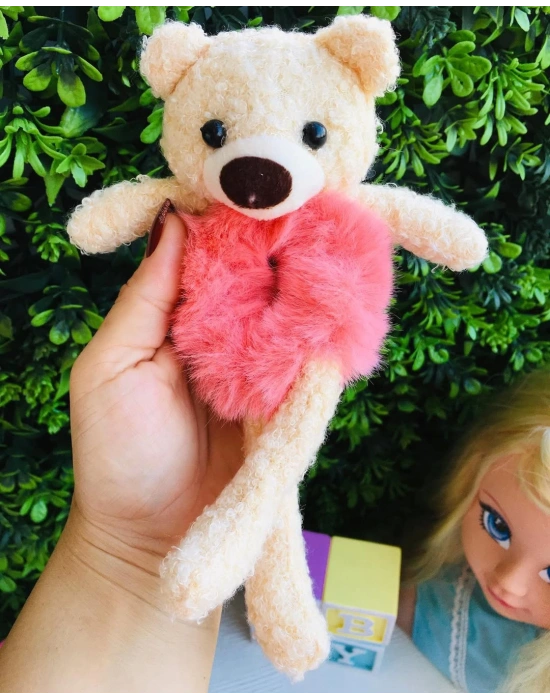 Ayıcıklı Peluş Lastik Tokalar