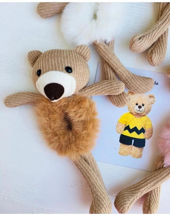 Ayıcıklı Peluş Lastik Tokalar