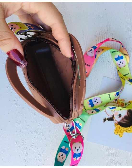 Ayıcıklı Slikon Çanta